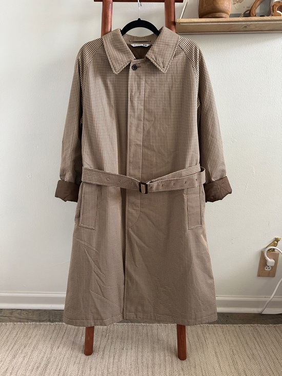 JW ANDERSON Jackets & Blazers - NWOT JW Anderson x Uniqlo plaid trench coat
